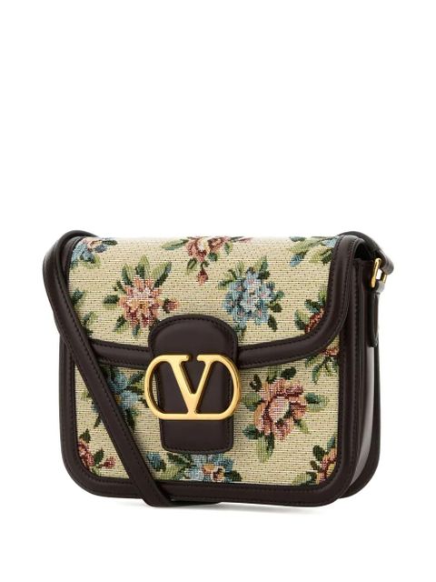 Valentino Garavani floral-pattern leather cross body bag - Neutrals - zdjęcie produktu nr 2
