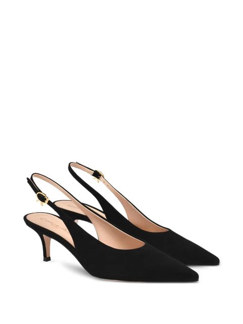 Gianvito Rossi 55mm Robbie slingback pumps - Black - zdjęcie produktu nr 2