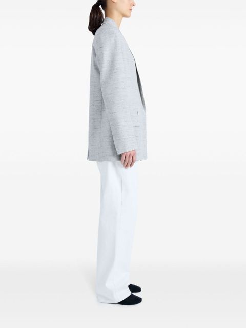 Proenza Schouler Hadley mélange-effect blazer - Grey