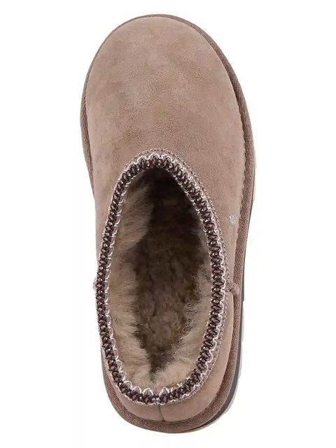 Emu Australia kapcie zamszowe Sharky Scuff kolor beżowy W13179