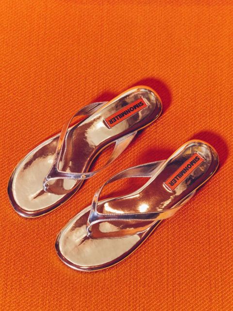 Simon Miller Riviera flat sandals - Silver