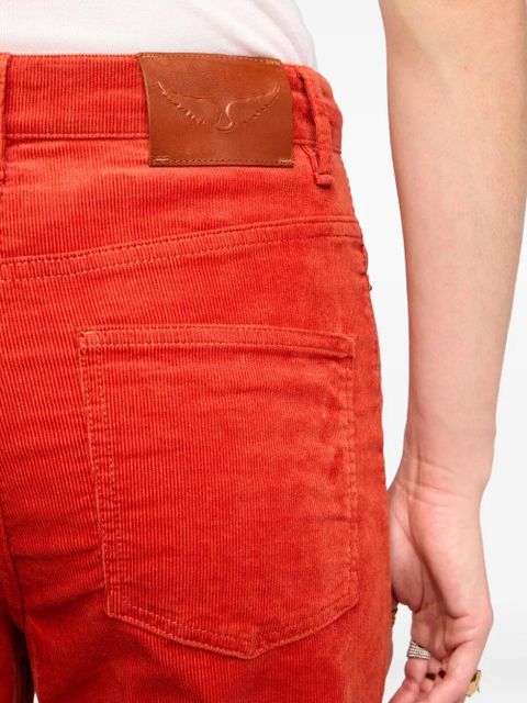 Zadig&Voltaire Evy corduroy trousers - Red