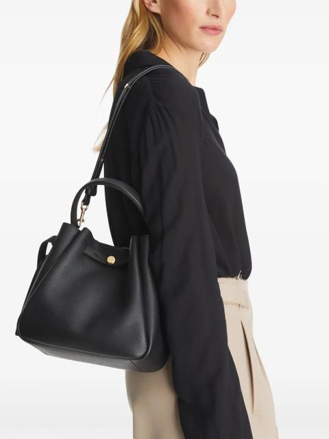 Tory Burch Romy pebbled bucket bag - Black - zdjęcie produktu nr 2