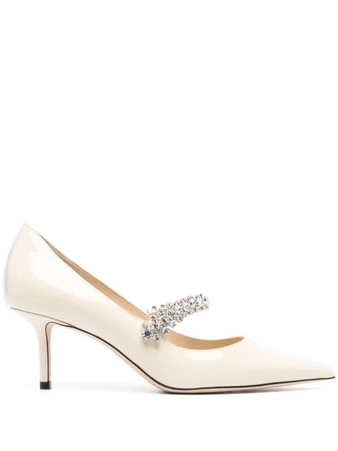 Jimmy Choo Bing 65mm patent leather pumps - Neutrals - zdjęcie produktu nr 1