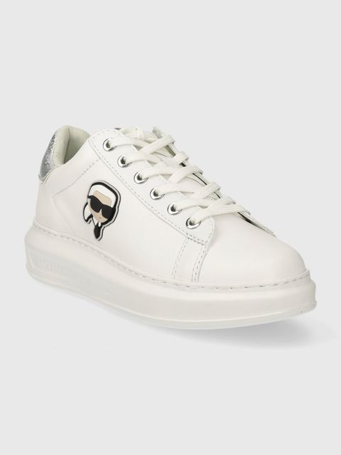 Karl Lagerfeld sneakersy skórzane KAPRI kolor biały KL62530N - zdjęcie produktu nr 2