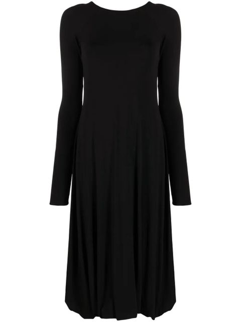 Jil Sander open-back midi dress - Black - zdjęcie produktu nr 1