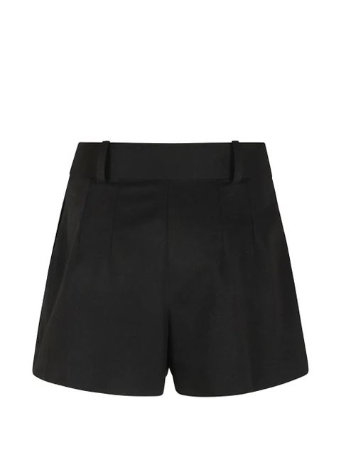 Moncler belted darted shorts - Black - zdjęcie produktu nr 2