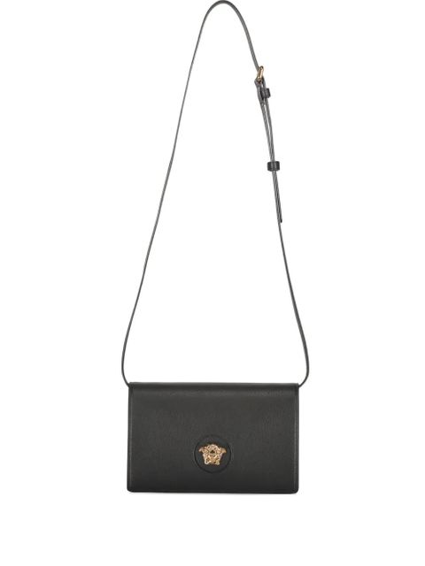 Versace logo leather mini bag - Black - zdjęcie produktu nr 1