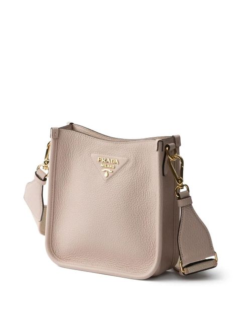 Prada mini leather shoulder bag - Neutrals