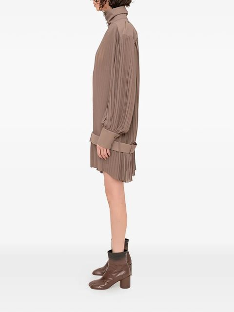 MM6 Maison Margiela pleated mini dress - Neutrals - zdjęcie produktu nr 2