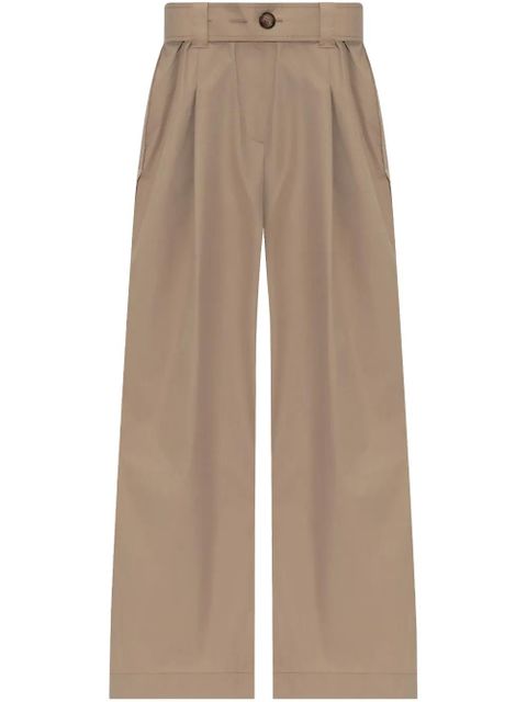 Moncler wide-leg trousers - Neutrals - zdjęcie produktu nr 1