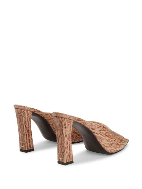 Giuseppe Zanotti Mya 90mm leather mules - Neutrals - zdjęcie produktu nr 2