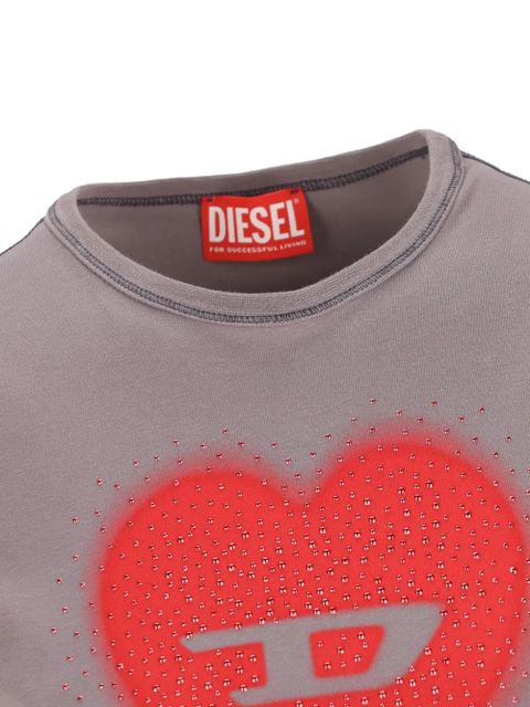Diesel logo-print short-sleeve T-shirt - Grey