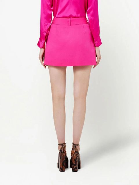 AMI Paris belted midi skirt - Pink