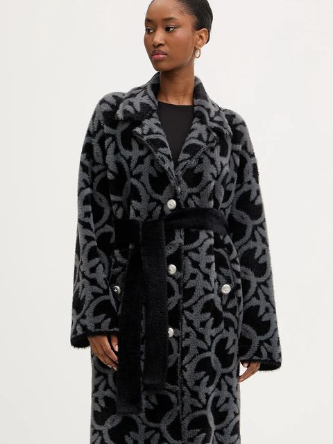 Pinko płaszcz kolor czarny 105415 A2WY - zdjęcie produktu nr 1