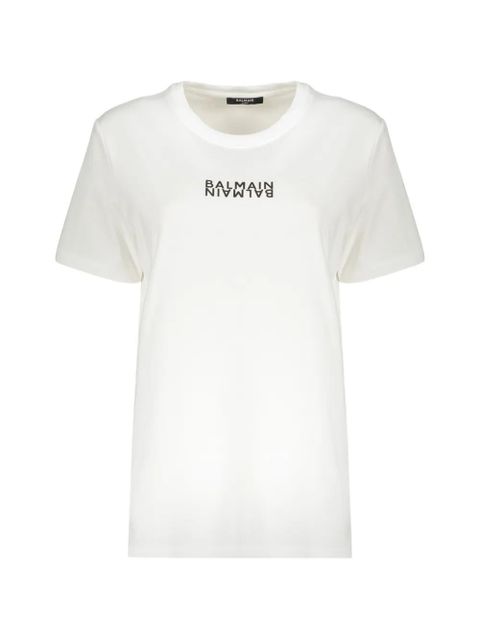 Balmain logo short-sleeve T-shirt - White - zdjęcie produktu nr 1