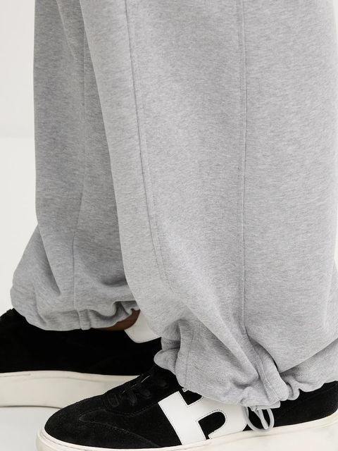 Calvin Klein Jeans spodnie dresowe damskie kolor szary gładkie LV047C249G