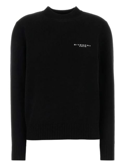 Givenchy logo-embroidered sweater - Black - zdjęcie produktu nr 1