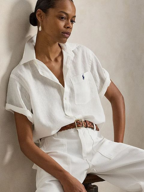 Polo Ralph Lauren koszula damska lniana - zdjęcie produktu nr 2