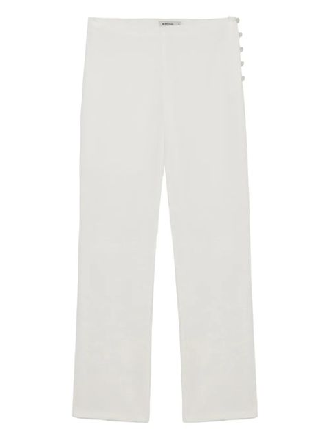Simkhai Morrie button-detail trousers - White - zdjęcie produktu nr 1