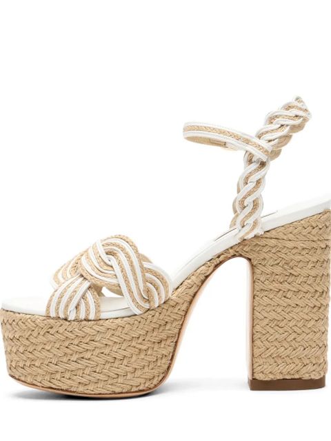 Casadei Thaiti platform sandals - White
