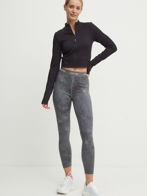 Calvin Klein Performance bluza treningowa kolor czarny gładka - zdjęcie produktu nr 2