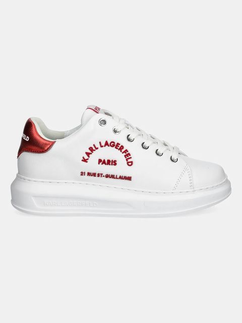 Karl Lagerfeld sneakersy skórzane KAPRI kolor biały KL62539M - zdjęcie produktu nr 2