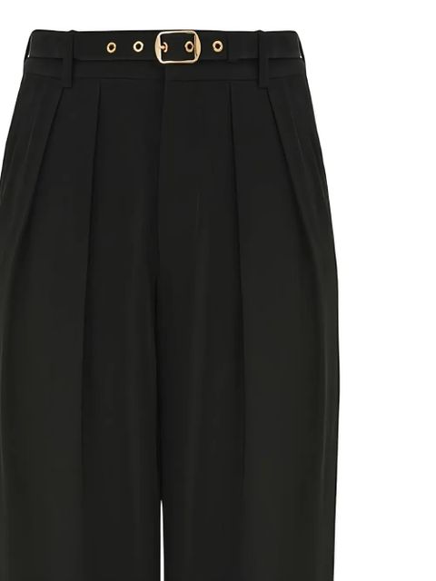 ZIMMERMANN pleated belted trousers - Black - zdjęcie produktu nr 2