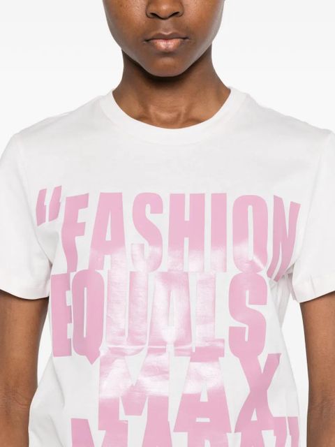 Max Mara lettering T-shirt - White