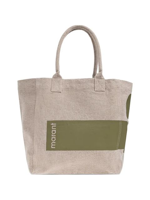 ISABEL MARANT logo-print shoulder bag - Neutrals - zdjęcie produktu nr 1