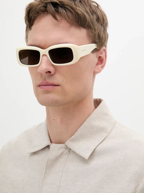 Saint Laurent okulary kolor beżowy SL 809