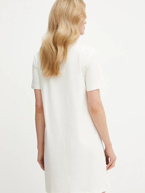 Liu Jo sukienka kolor beżowy mini prosta TA5192 JS088