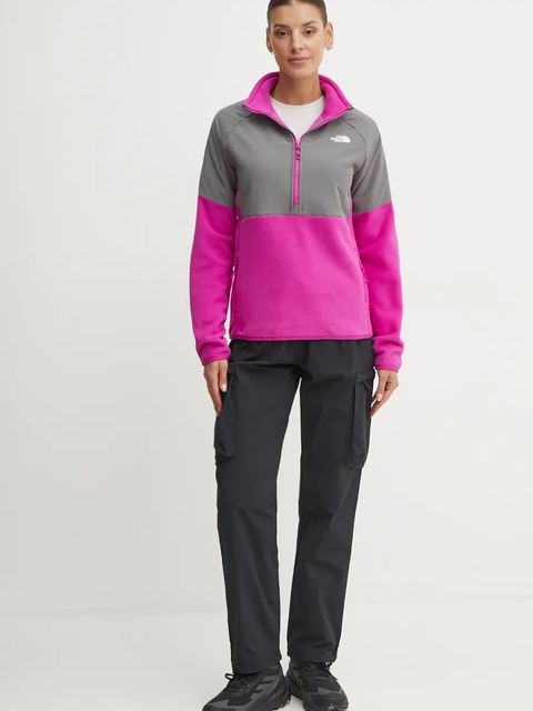 The North Face bluza sportowa Glacier Heavyweight kolor różowy wzorzysta NF0A89JB71O1 - zdjęcie produktu nr 2