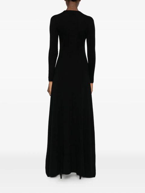 TOM FORD long-sleeve maxi dress - Black