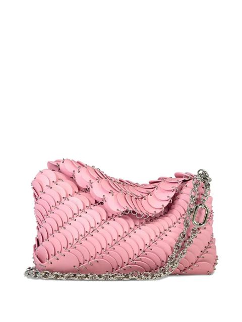 Rabanne Paco chain-strap shoulder bag - Pink