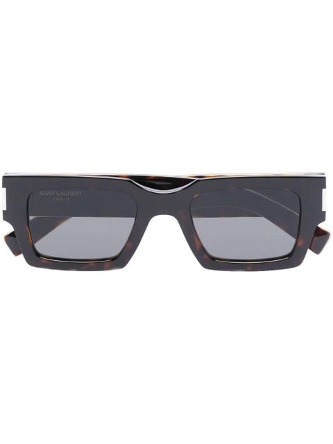 Saint Laurent Eyewear Core square-frame sunglasses - Brown - zdjęcie produktu nr 1