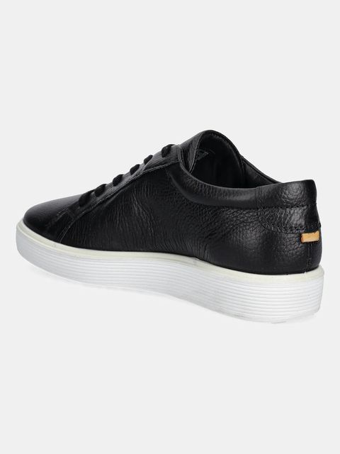 Ecco sneakersy skórzane Soft 60 W damskie kolor czarny 219203-01001