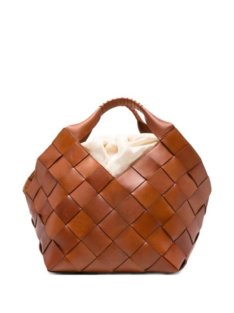 DRAGON DIFFUSION intreccio hobo backpack - Brown - zdjęcie produktu nr 1