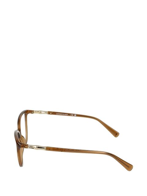 Longchamp cat-eye frames eyeglasses - Brown