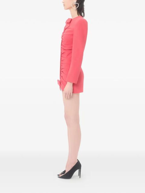 Valentino Garavani crispy light wool jacket dress - Pink