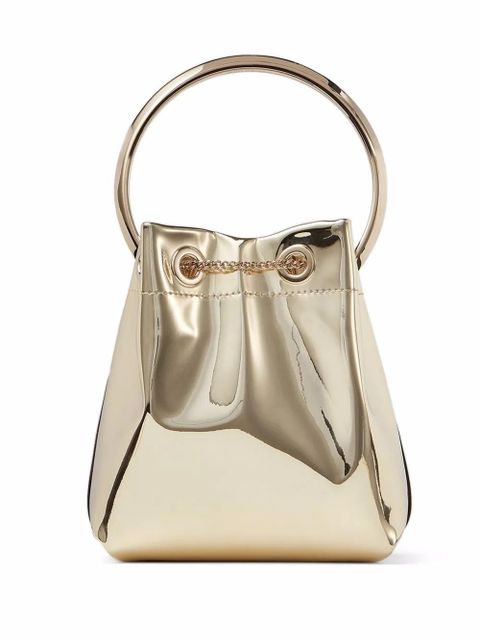 Jimmy Choo Bon Bon metallic bucket bag - Gold - zdjęcie produktu nr 2