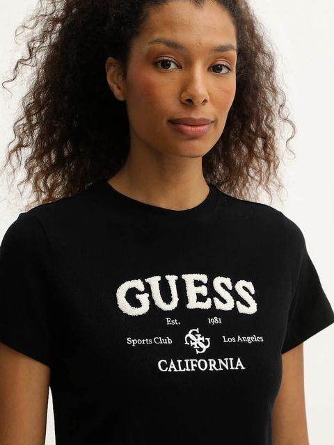 Guess t-shirt CELIA damski kolor czarny V5BI02 KCBF1