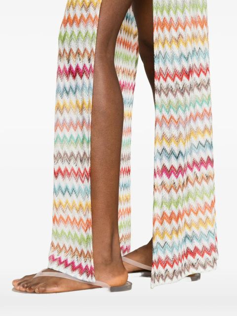 Missoni zigzag-pattern cover-up - White
