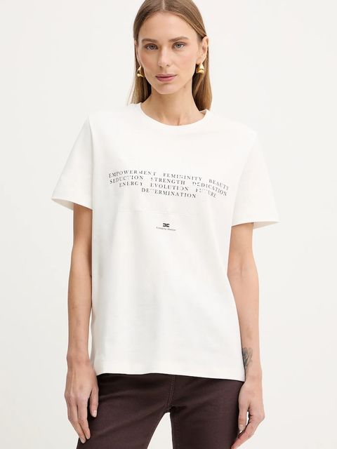 Elisabetta Franchi t-shirt bawełniany - zdjęcie produktu nr 1