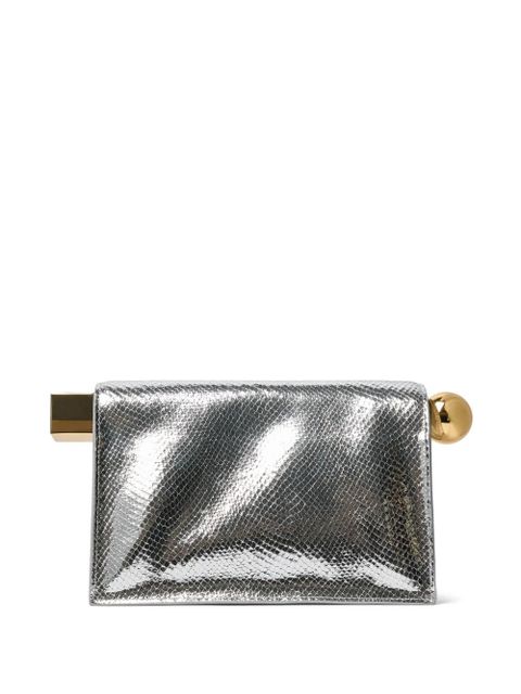 Jacquemus La Rond Carré clutch bag - Silver