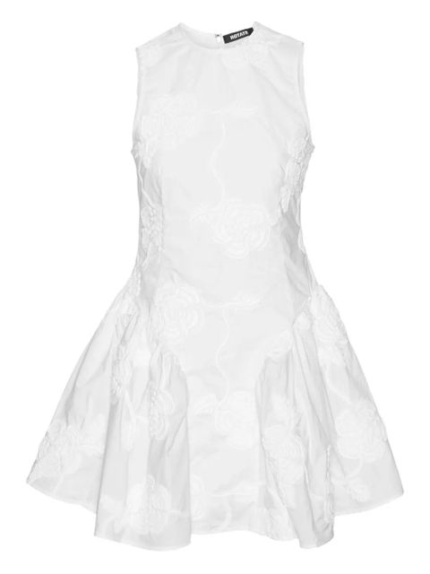 ROTATE BIRGER CHRISTENSEN floral-embellished mini dress - White - zdjęcie produktu nr 1