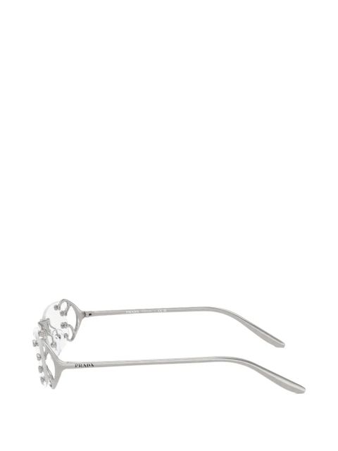 Prada Eyewear rimless glasses - Silver