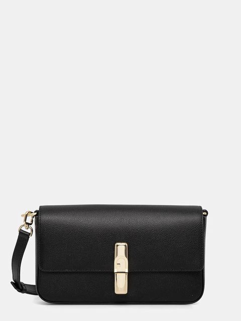 Furla torebka skórzana kolor czarny WB01826.ARE000.O6000 - zdjęcie produktu nr 1