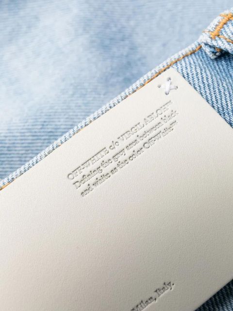 Off-White Bleach Twist Banana jeans - Blue