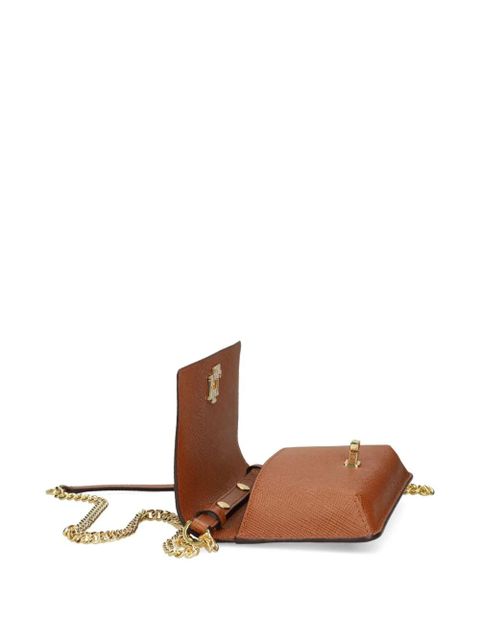 Lauren Ralph Lauren logo-plaque cross body bag - Brown
